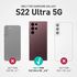 جراب UB Edge Pro Series من SUPCASE لهاتف Samsung Galaxy S22 Ultra 5g (6.9 بوصات)، جراب واقٍ شفاف مع واقي شاشة مدمج لهاتف Galaxy S22 Ultra (إصدار 2022) (أسود)