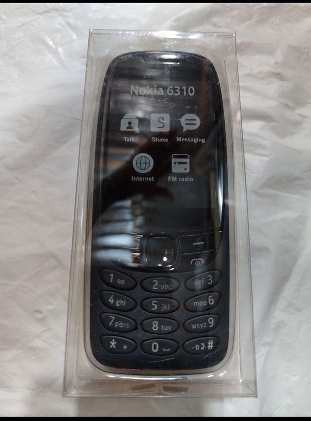 Nokia 6310 Classic Design, Wireless FM Feature Phone - Black