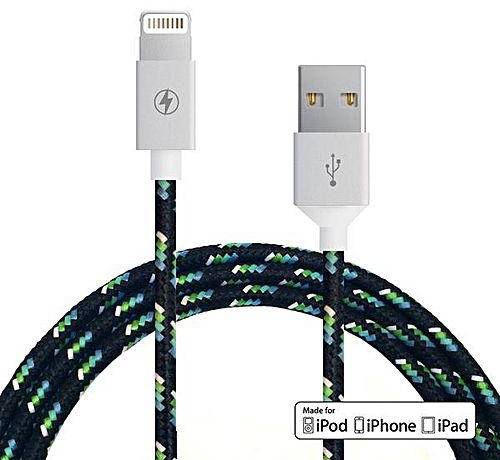 Generic Lightning Cable for iPhone 1 metter - Black
