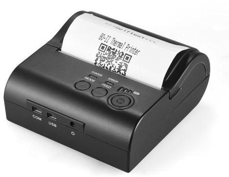 Generic POS-8001DD 80mm Mini Portable Wireless USB Thermal Printer