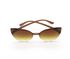 Women's Sunglasses Gradient Colour Rimless Cat Eye Sunglasses Dimand Cutting Edge Design
