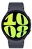 ساعة سامسونج جالكسي واتش 6، بحجم 1.5 انش، هيكل وسوار اسود