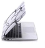 Hard Case Cover For Apple MacBook Air 13.3-Inch White/Black