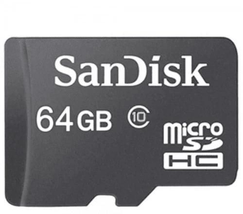SanDisk MicroSD CLASS 10 120MBPS 64GB without Adapter – SDSQUNR-064G-GN3MN