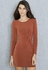 Front Knotted Bodycon Dress