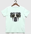 Boys Mint Green Dog Print T-shirt