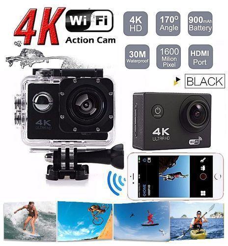 4K Ultra HD 12MP WiFi Waterproof Action Camera 2" Screen