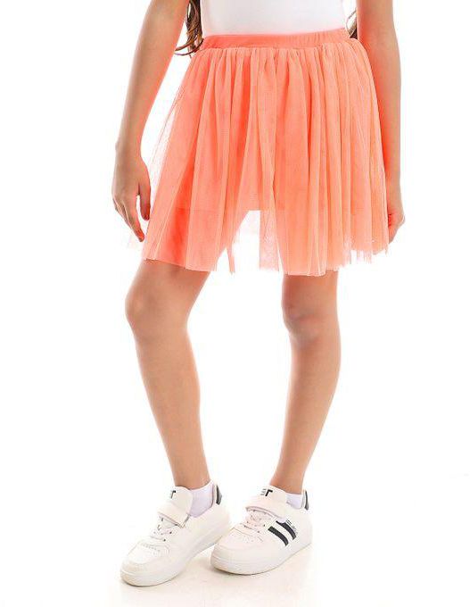 aZeeZ Azeez Kids NeonOrange Mini Tulle Tutu Skirt - NeonOrange
