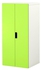 STUVA Storage combination with doors, white, green