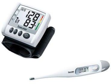 Wrist Blood Pressure Monitor And Thermometer Set