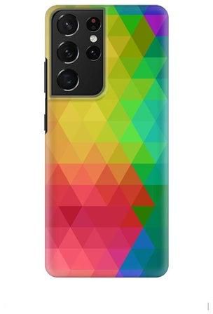 Tropical Prism Case Cover For Samsung Galaxy S21 Ultra 5G Multicolour