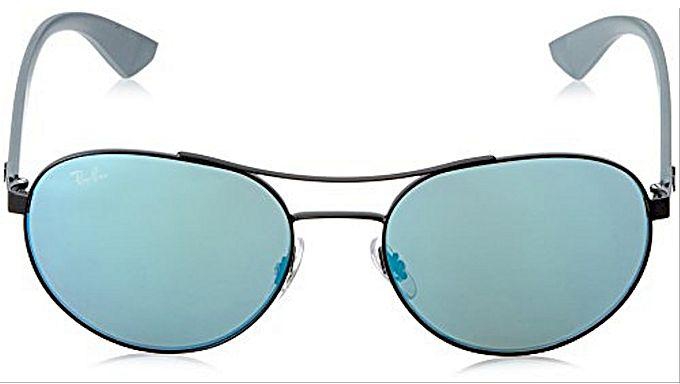 Walmart Ray-Ban Phantos 0RB3536 Round Sunglasses for Unisex - Size - 55 (Gray Green)