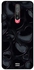 Protective Case Cover For Xiaomi Poco X2 Black Hearts Pattern