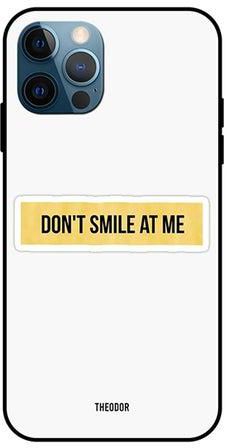 غطاء حماية واق لهاتف آيفون 12 برو ماكس عبارة "Don't Panic"