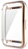 Silicon Cover with Screen Protector for Honor Band 6 - Rose Gold