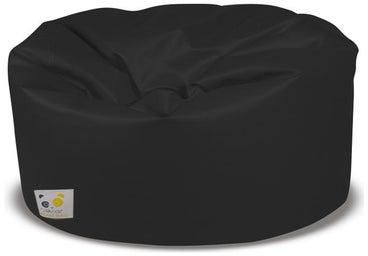 Ultra-Soft Bean Bag Relaxing Chair Black 100 x 35 x 100cm