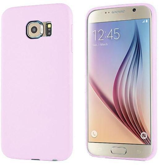 Leather Protective Back Case Cover for Samsung Galaxy S6 G920F in Pink