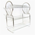 3 Tier Dish Rack Stainless Steel, With Drain Board