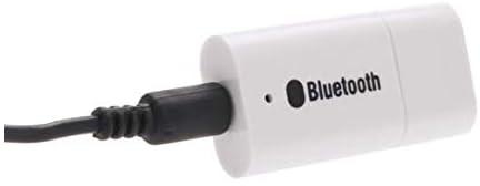 USB Bluetooth Music Receiver, Audio Cable (White)