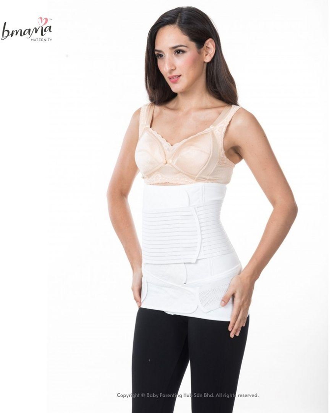 Bmama Belly Binding 3in1 Set SS05 Size: XXL (White)