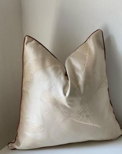 Grey Pattern on Blend Pillow - Polyester \/ 41 x 41 cm