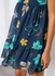 Floral Tiered Dress Navy