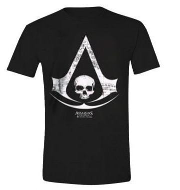 Assassins Creed IV Logo Black T-shirt XL