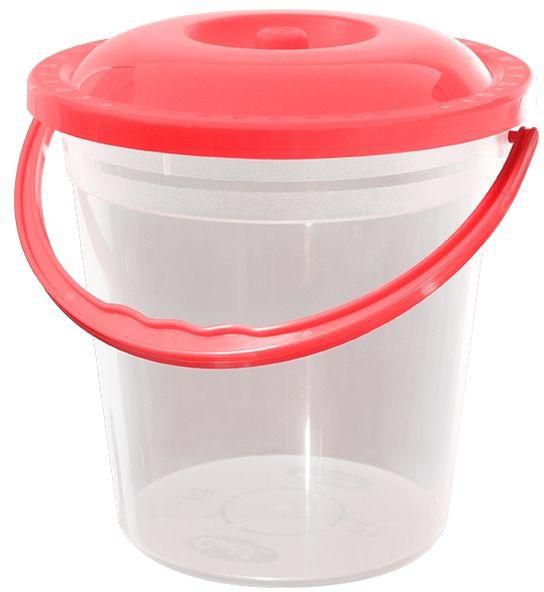 Codil Popcorn Bucket - Transparent/Red
