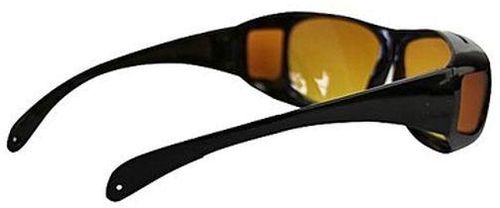 Night Hd Vision Clear Glass For Driving- Brown