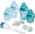 Tommee Tippee Closer to Nature Baby Bottle Starter Kit, Natural Shaped Teat with Anti Colic Valve, Various Sizes, Blue, Multicolor