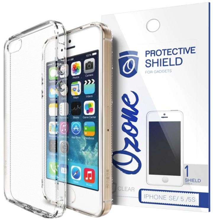 Rearth Back Cover for Apple iPhone SE/5s/5 - I5-RE-AI-C_O-SP1, Clear