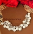 O Accessories Bracelet White Pearl _silver