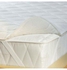 Quilted Mattress Protector Microfiber White 200x90cm