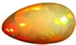 حجر اوبال متغير اللون مقصوص قصة (PEAR) بوزن 2.5 قيراط
