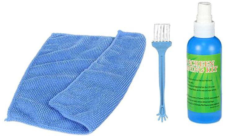 3-Piece Screen Cleaning Kit Blue