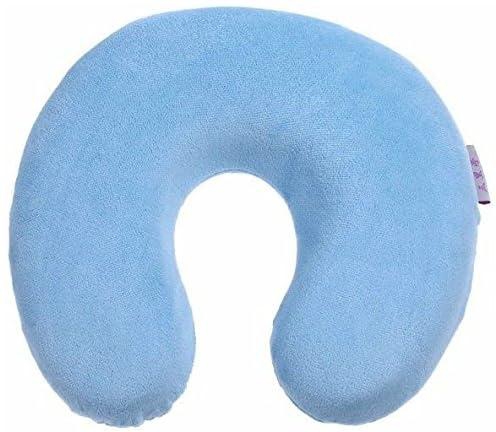 one year warranty_Memory Foam Neck Rest Travel Pillow, U Shaped Pillow Blue Gh4990