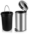 Stainless Steel Pedal Trash Bin 20 Litres