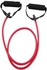 حبل تمارين مقاوم بمقابض مناسب لتمرينات اليوجا واللياقة قابل للمط 1 قطعة، لون أحمر