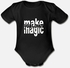 Make Your Own Magic Birthday Perfect Gift Funny Organic Short Sleeve Baby Bodysuit