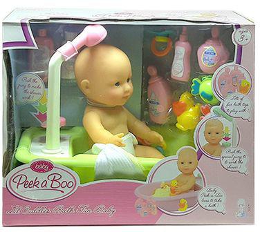 Peeka Boo Lil Cuddles Baby Bath Doll