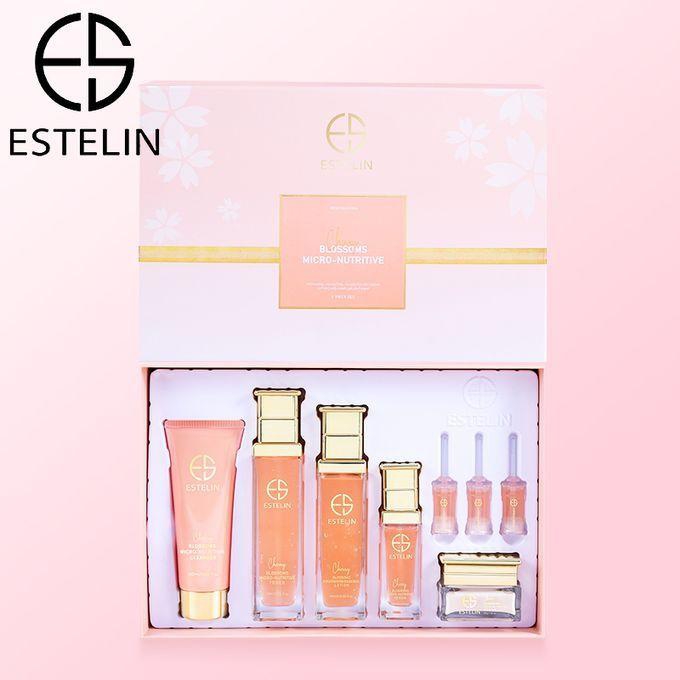 ESTELIN Cherry Blossoms Micro-Nutritive Skin Care Kit - 8 Piece Set
