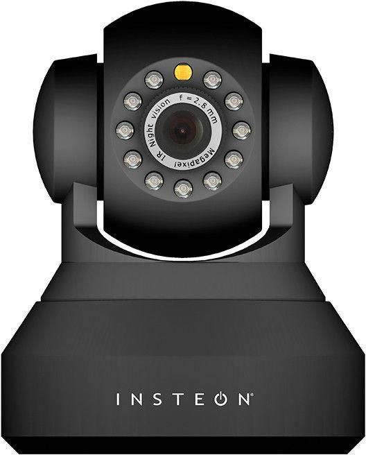 INSTEON 75790 Wireless Security IP Camera with Pan, Tilt and Night Vision , Black