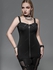 Gothic D-ring Spider Zip Front Grommets Tank Top - 3x | Us 22-24