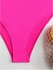 SHEIN Swim Ruffle Trim Ruched One Piece Swimsuit HOT PINK