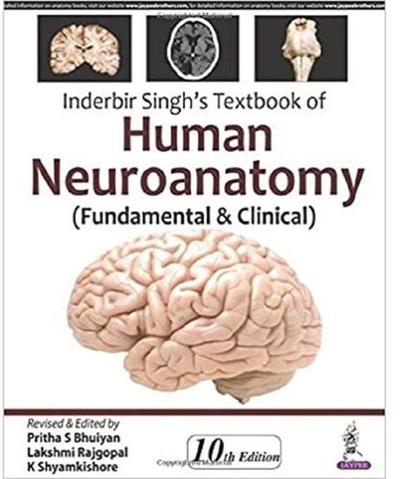 Inderbir Singh's Textbook Of Human Neuroanatomy 10th Edition