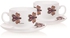 LUMINARC Coffee Cups with a Plate Set 6 Pieces Arcopal Q5482