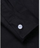 COOFANDY Men's Turn Down Collar Long Sleeve Patchwork Casual Button Down Shirt-Black