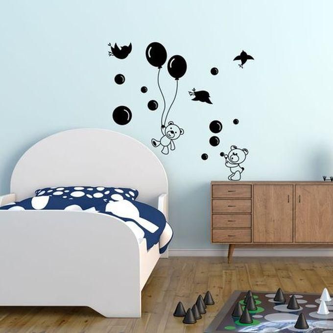 Decorative Wall Sticker - Bears, Balloons And Birds
