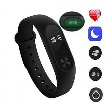 Generic M2 Smart Bracelet Heart Rate Monitor Smart Band Sleep Monitor Fitness Tracker (Black)