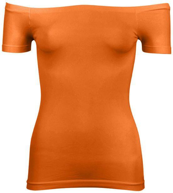 Silvy Nancy T-Shirt For Women - Orange, Large